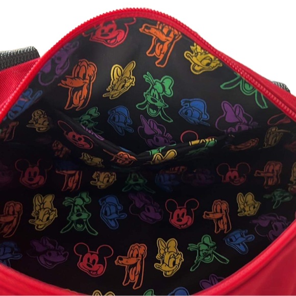 One of A Kind Cartoon Themed Full Zippered Wrist Carry Bag  With Pockets - Picture 5 of 5